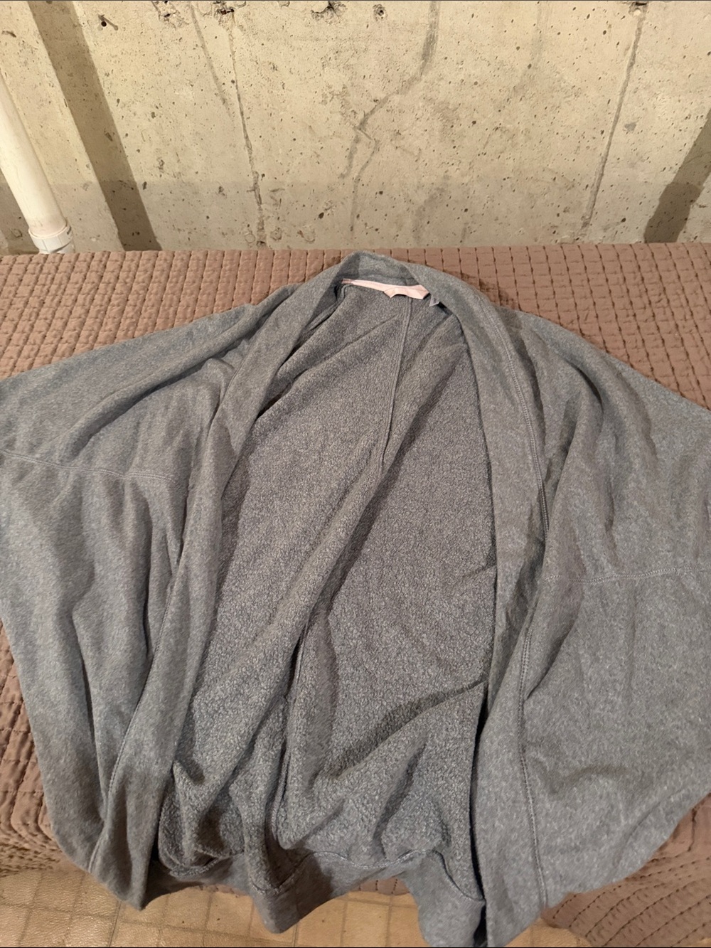 Gray Men's Open-Front Sweater Cardigan - Brand: